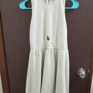 Cream and Silver Dress